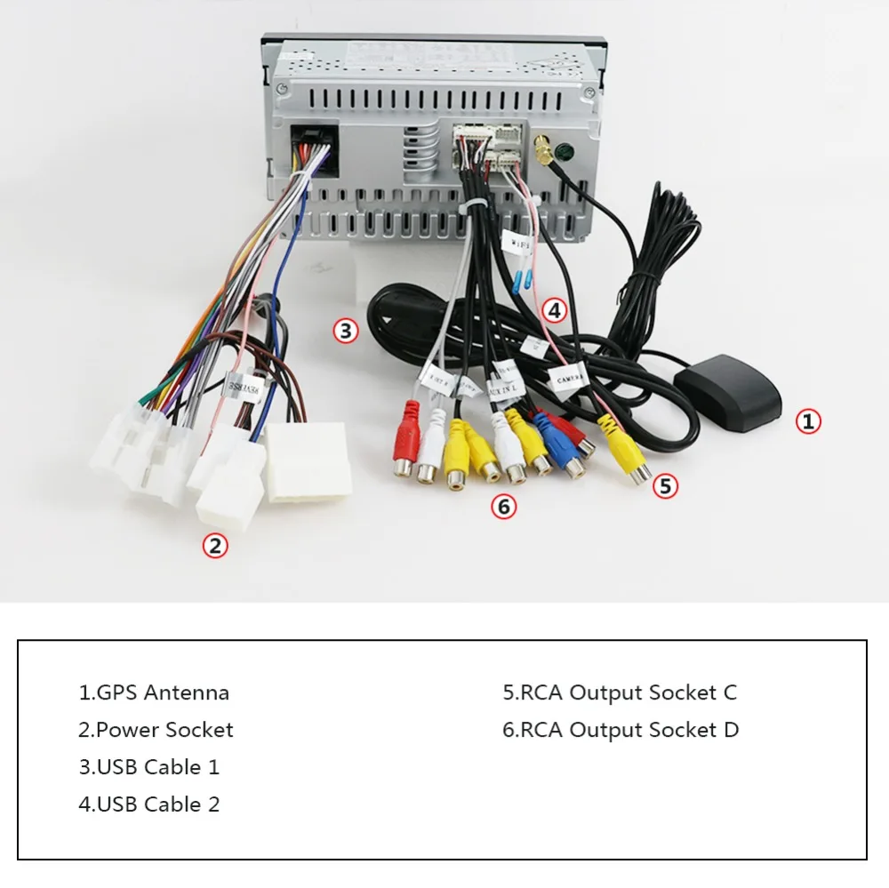 Clearance 2 Din Android 8.1 Car DVD GPS For Toyota Hilux Yaris Vios Camry Corolla Rav4 Prado 2003 2004 2005 2006 2007 2008 1G RAM 5