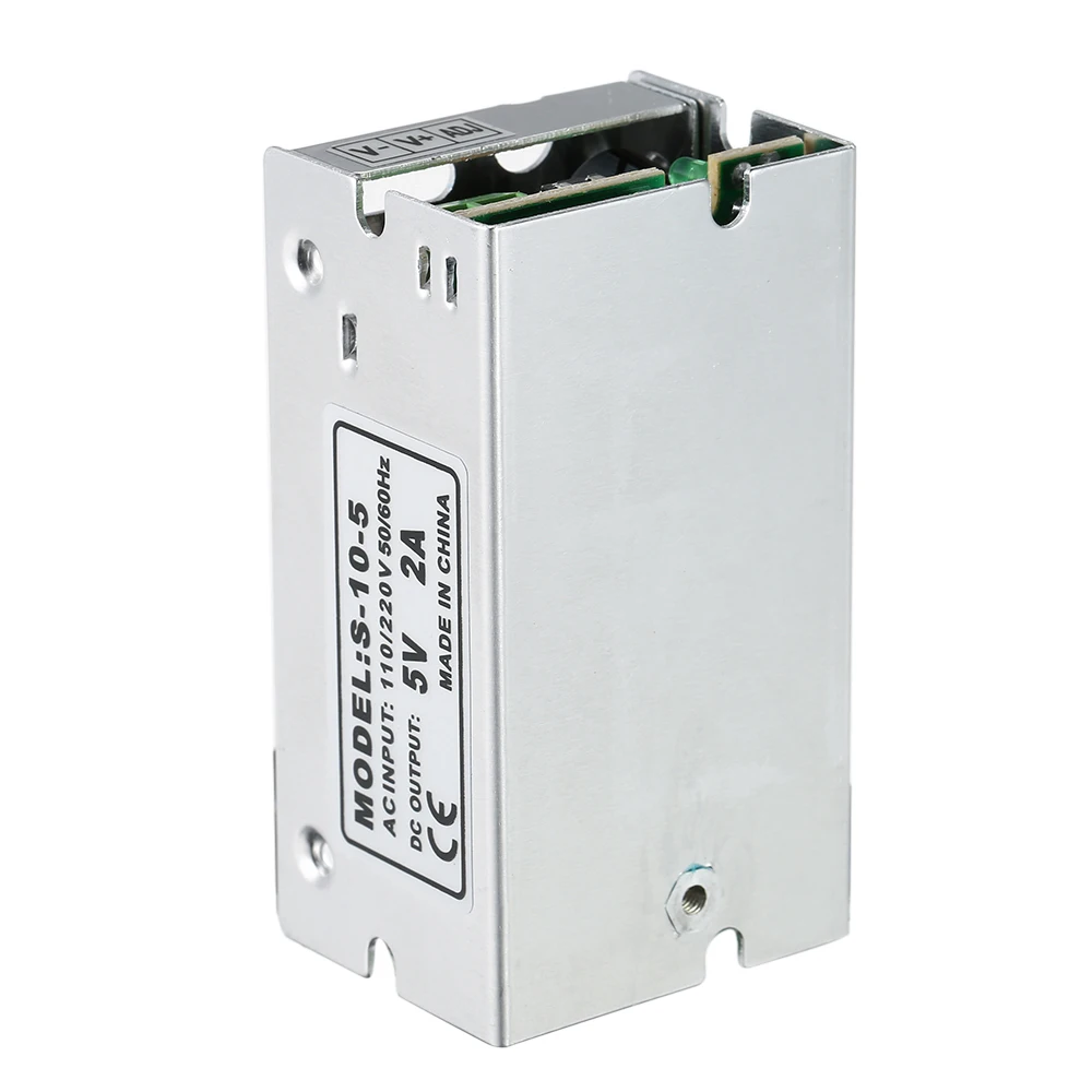 AC 110 V/220 V к DC 5V 2A 10W Регулируемый переключатель питания трансформатор напряжения для светодиодной ленты