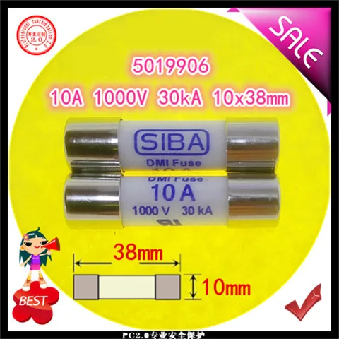 2a 3a 8a 10a 12a 16a 30ka Dmi Multímetro Fusível Tubo 5019906 10*38 1000 v 500ma 1a