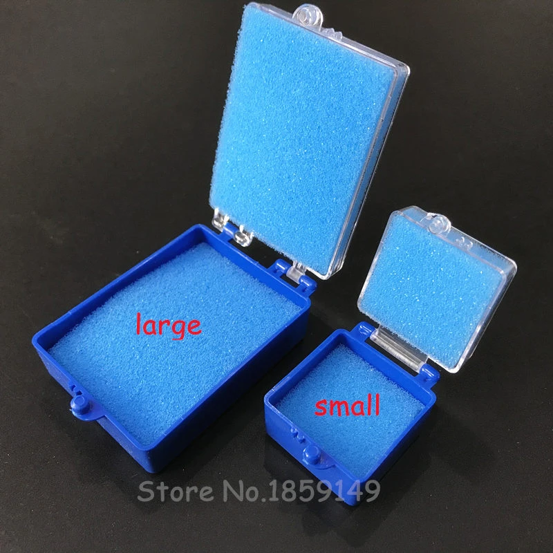 40pcs Dental Lab Materials Packaging Box Plastic Box with Foam Inserts