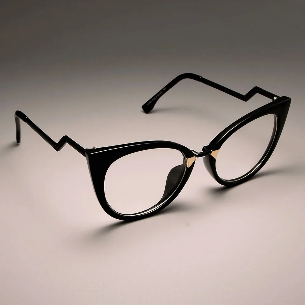 CCSPACE женские сексуальные очки кошачий глаз, оправа для женщин, великолепные брендовые дизайнерские оптические очки, модные очки 45045