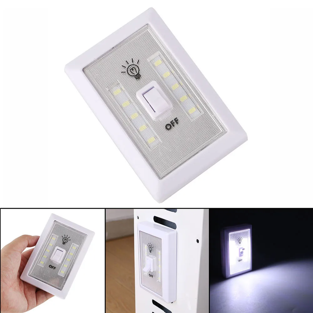 Modern Led Wall Lamp 1X COB LED Wall Switch Wireless Closet Cordless