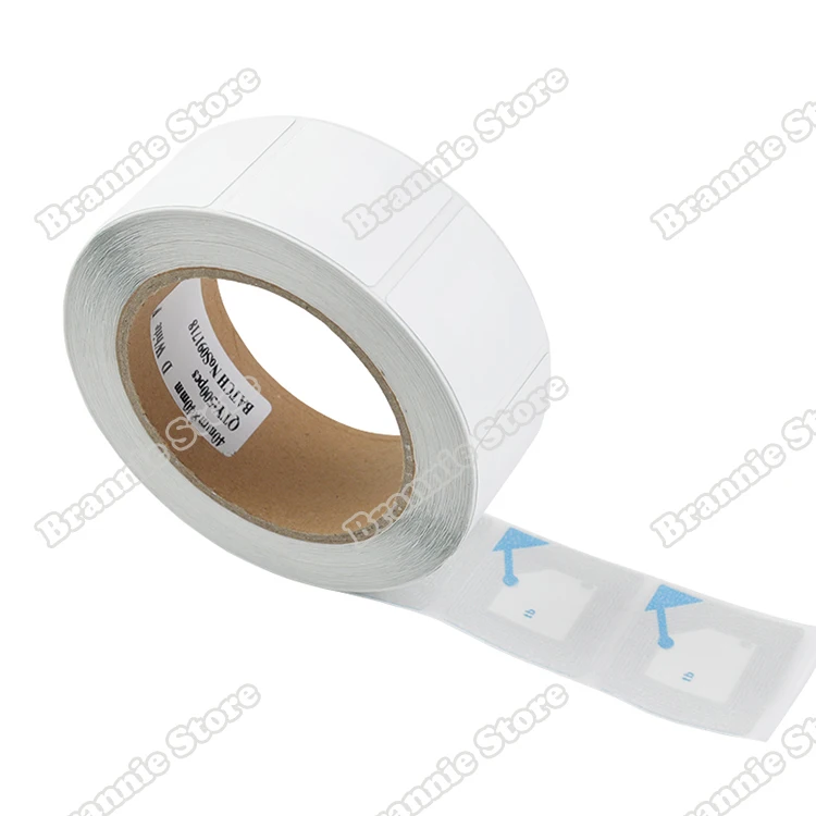 20000pcs/lot 40*40mm 1 carton blank surface sur 8.2mhz EAS RF soft label rf security tag checkpoint free shipping | Безопасность и