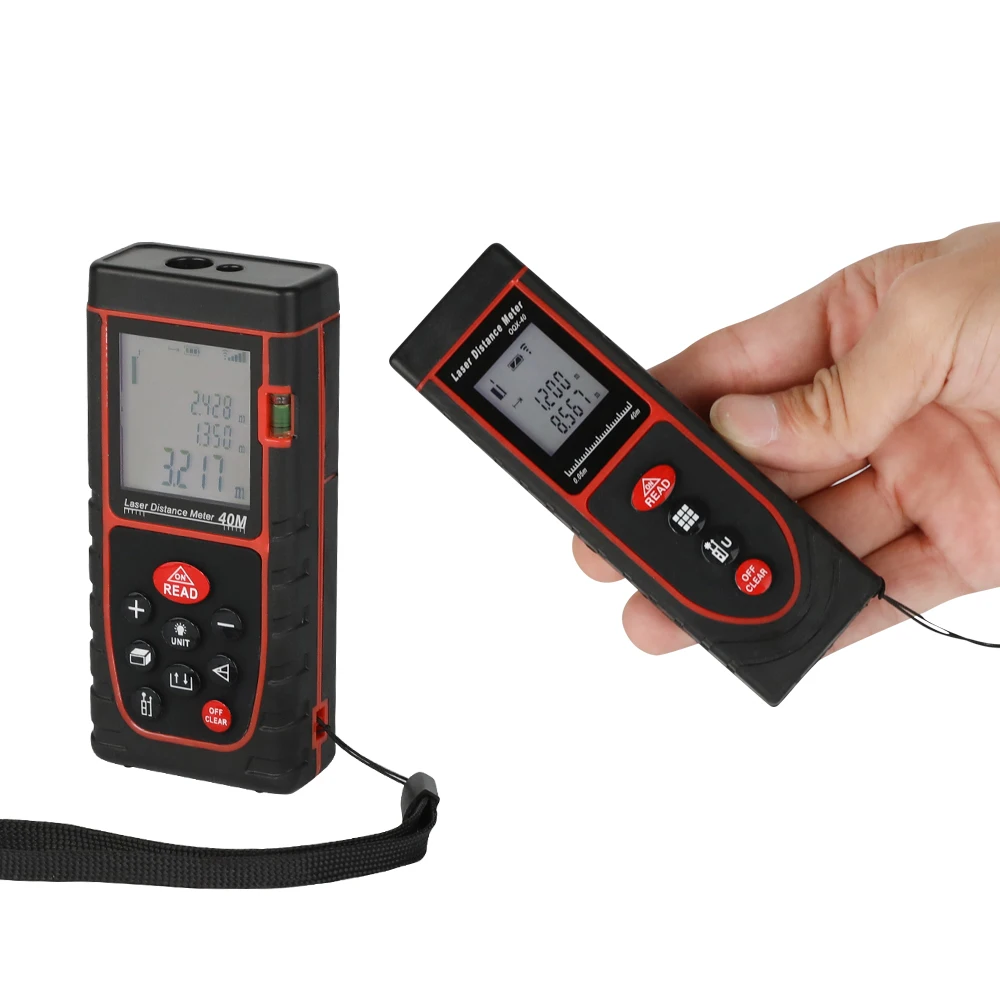 TAPECHEX latest two Pattern optional red 40M laser tape measure handheld laser distance meter