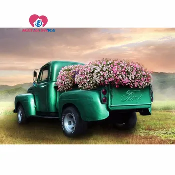 

5d diamond embroidery Painting rhinestones diamond mosaic pictures car flowers Mosaic pictures 5d diy diamond painting crystal
