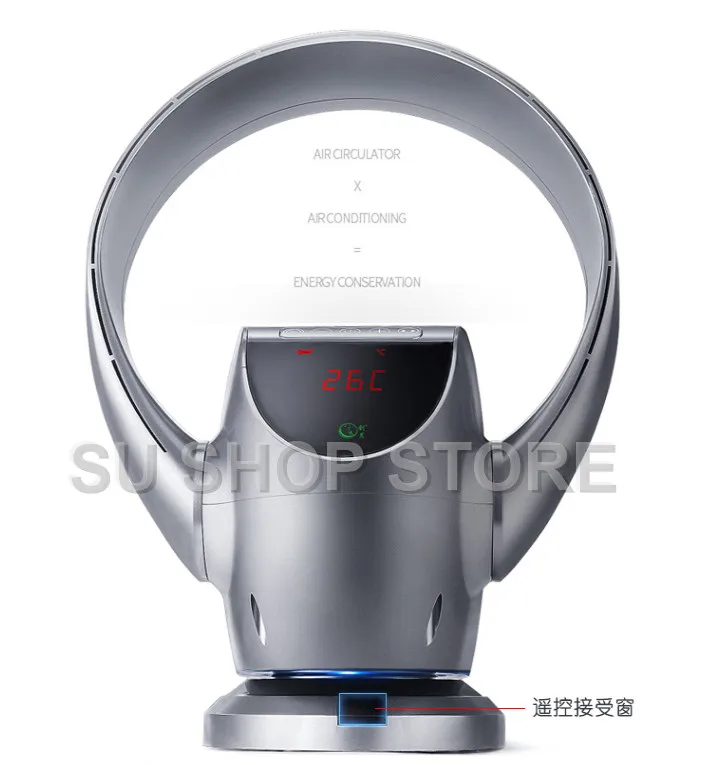 Leafless fans home table remote control floor fan portable air cooler wall mounted circulation bladeless air purifier ventilador