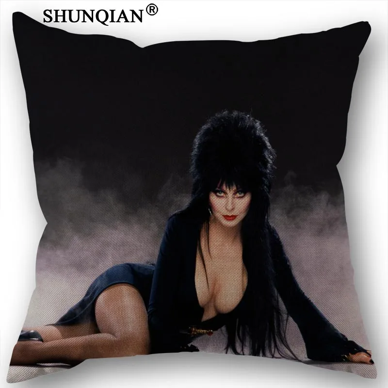 

Linen Cotton Pillowcase Elvira Pillow Cover Home Textiles Decorative Pillowcase Customize Gift 45x45cm one side