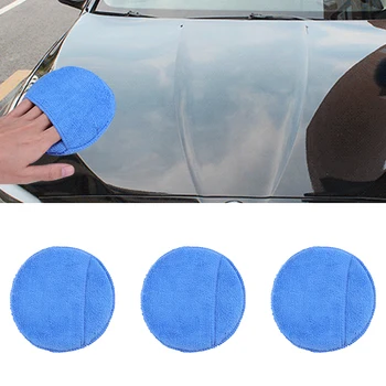 

10 Pcs Microfiber Wax Foam Sponge Pads For Car Cleaning Washing Applicator For Car Body Seat Kitchen motorcycle bike