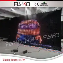 Популярная Свадебная декорация идеи светодиодный сценический светодиодный видеоэкран