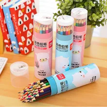 36 цветов Студенческая живопись ручка цвет свинцовый секретный сад выделенный граффити ручка Цвет карандаш художественные канцелярские принадлежности