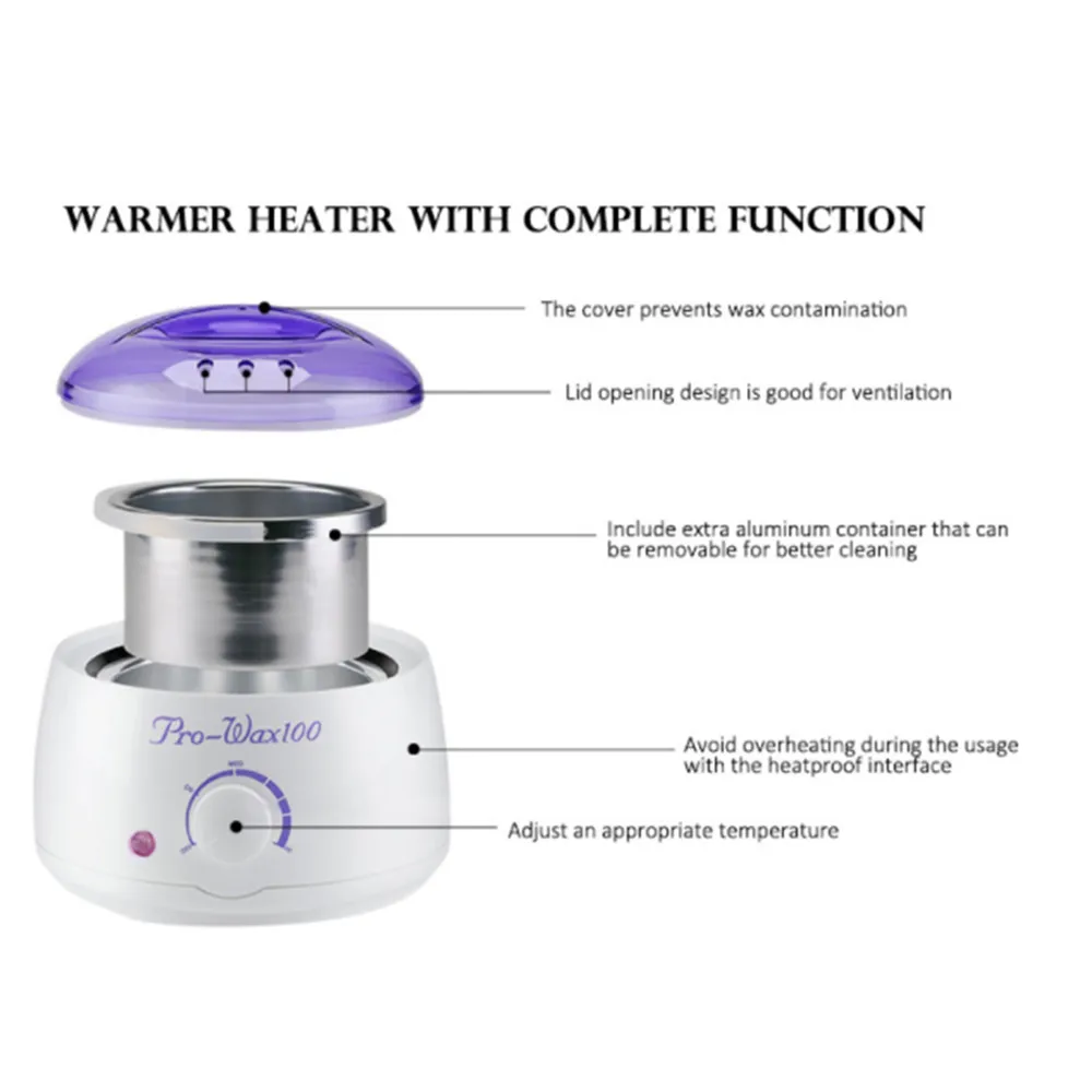 Wax Warmer Hair Removal Waxing Kit Wax Machine With 4 Flavors Hard Wax Beans For Painless Wax Of Legs, Face, Body Wax Warmer Hair Removal Waxing Kit Wax Machine With 4 Flavors Hard Wax Beans For Painless Wax Of Legs, Face, Body