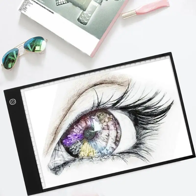 Digital A4 LED Graphic Tablet Writing Painting Drawing Tablet Tracing Panel Luminous Stencil Board Display LED Copy Pad Box цена Digital A4 LED Graphic Tablet Writing Painting Drawing Tablet Tracing Panel Luminous Stencil Board Display LED Copy Pad Box цены онлайн