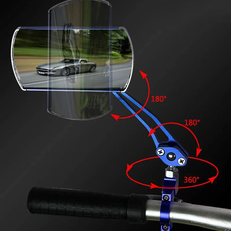 Cycling Bike Bicycle Classic Rear View Mirror Handlebar Flexible Safety Rearview