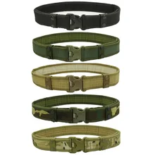 Страйкбол военный тактический ремень Регулируемый Нейлоновый ремень на открытом воздухе Охота 2 дюймов ремень