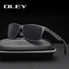 OLEY Men Polarized Sunglasses Aluminum Magnesium Sun Glasses Driving Glasses Rectangle For Men/Wome Oculos masculino Male ► Photo 1/6