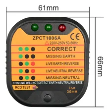 Тестер розетки розетка Автоматическая электрическая цепь детекторный провод Finder инструмент NE