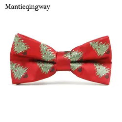 Mantieqingway Новые поступления Для мужчин s Рождественский галстук-бабочка Gravatas corbatas тонкий Vestidos полиэстер Санта колготки Claus для Для мужчин
