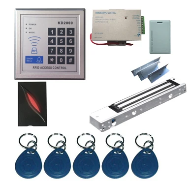 

New Upgrade 3,000 Users Complete Standalone RFID Door Access Control System Kit with Maglock