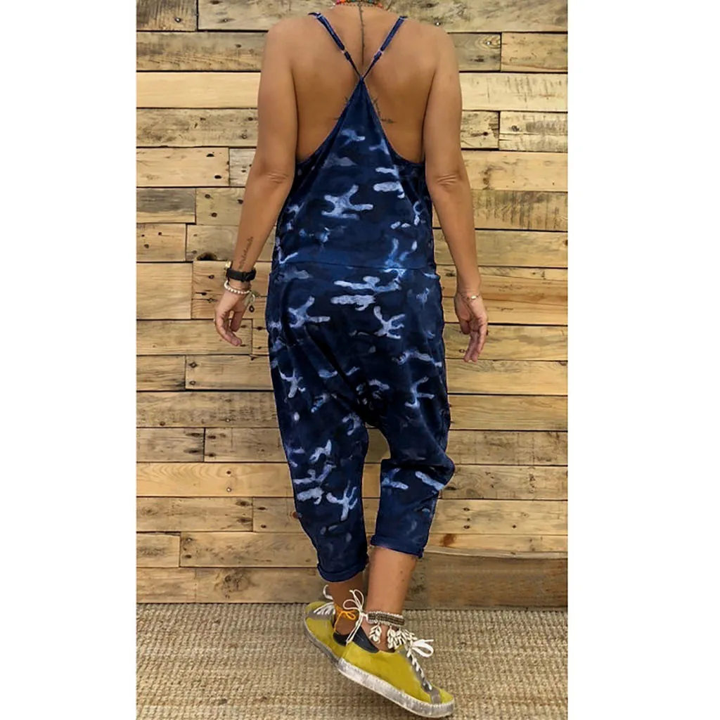 Women Jumpsuits 2019 fashion New Summer Vintage Strap Sexy Jumpsuits Female Loose Camouflage Denim Jumpsuits 3.22 Women Jumpsuits 2019 fashion New Summer Vintage Strap Sexy Jumpsuits Female Loose Camouflage Denim Jumpsuits 3.22