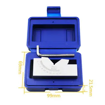 

Adjustable Angle V Block 0 to 60Dgree Precision Gauge Micro Milling Setup +Wrench
