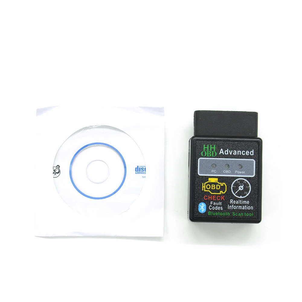 Мини Автомобильный диагностический сканер ELM327 V2.1 Bluetooth HH OBD Расширенный OBDII OBD2 ELM