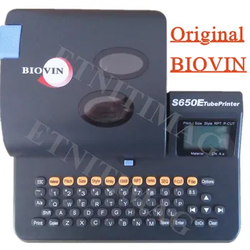 

Original authentic BIOVIN authorized Cable label ID Printer S650E Electronic Lettering Machine Wire Marker Tube Marking Machine