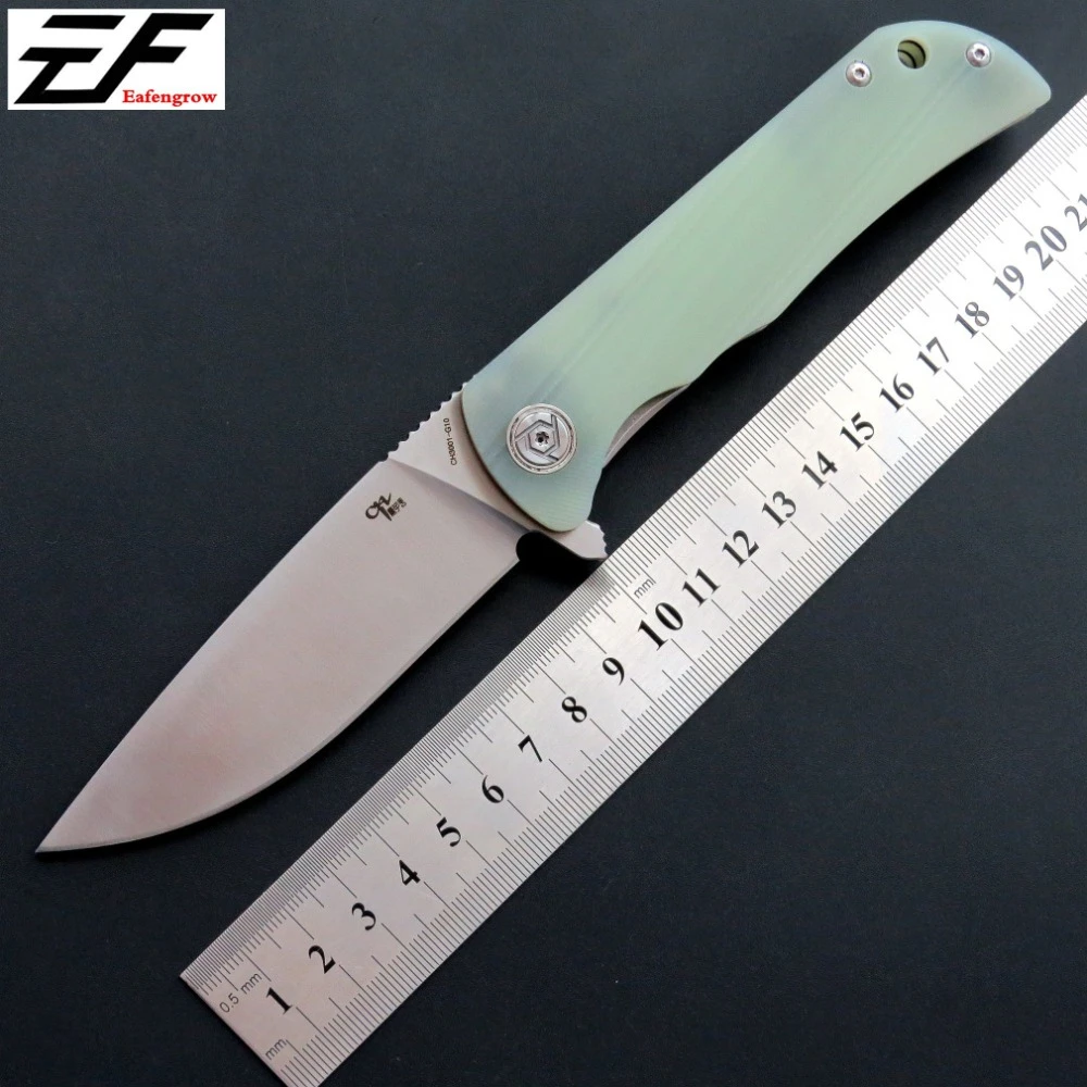 Eafengrow CH3001 складной Открытый нож D2 стальное лезвие G10 Ручка для кемпинга кухонные