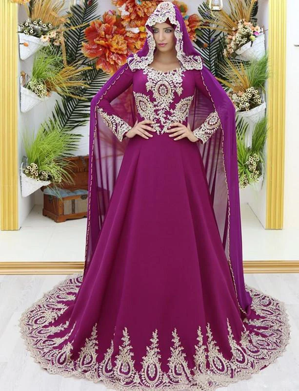 Винтажные мусульманские Вечерние платья трапециевидной формы с милым вырезом