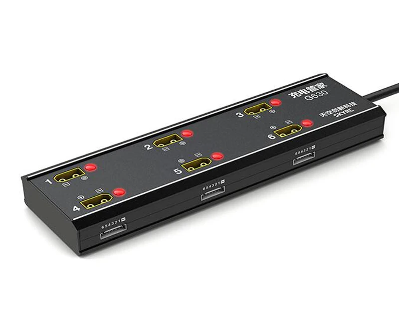 

6-in-1 Battery Charging Hub G630 Balancer Balance Manager For SKYRC PC1080C Charger Adapter FPV RC Parts
