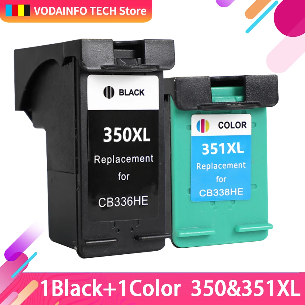 Замена чернильного картриджа QSYRAINBOW 350XL 351XL для HP 350 351 D4200 D4260 D4263 D4360 J5730 5780 5785 C4380 4480 |