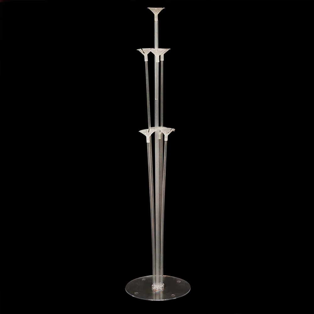 

1 Set Balloons Column Stand Plastic Balloon Support with 7 tubes Birthday Party Decoration Valentines Day Wedding Decor