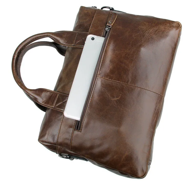 Топ стекло натуральная кожа портфель подходит 1" PC натуральная кожа сумка для ноутбука черная яловая деловая сумка 2 пути коричневая сумка на плечо