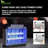 Insect Killer 20W Electric Shock Bug Zapper Mosquito Killer Lamp Fly Moth Wasp Pests Killer Anti-fly Trap Lamp For Home 2