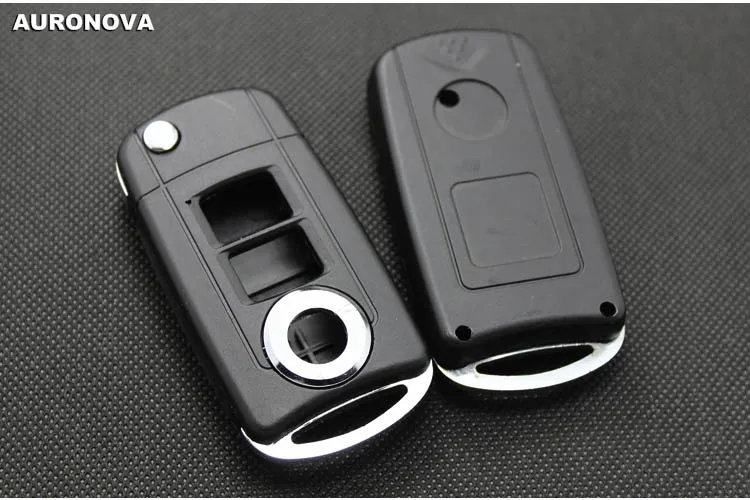 Auronva новое обновление флип складной ключ оболочки для Toyota Camry 3 кнопки модифицированный чехол для дистанционного ключа от машины классического типа
