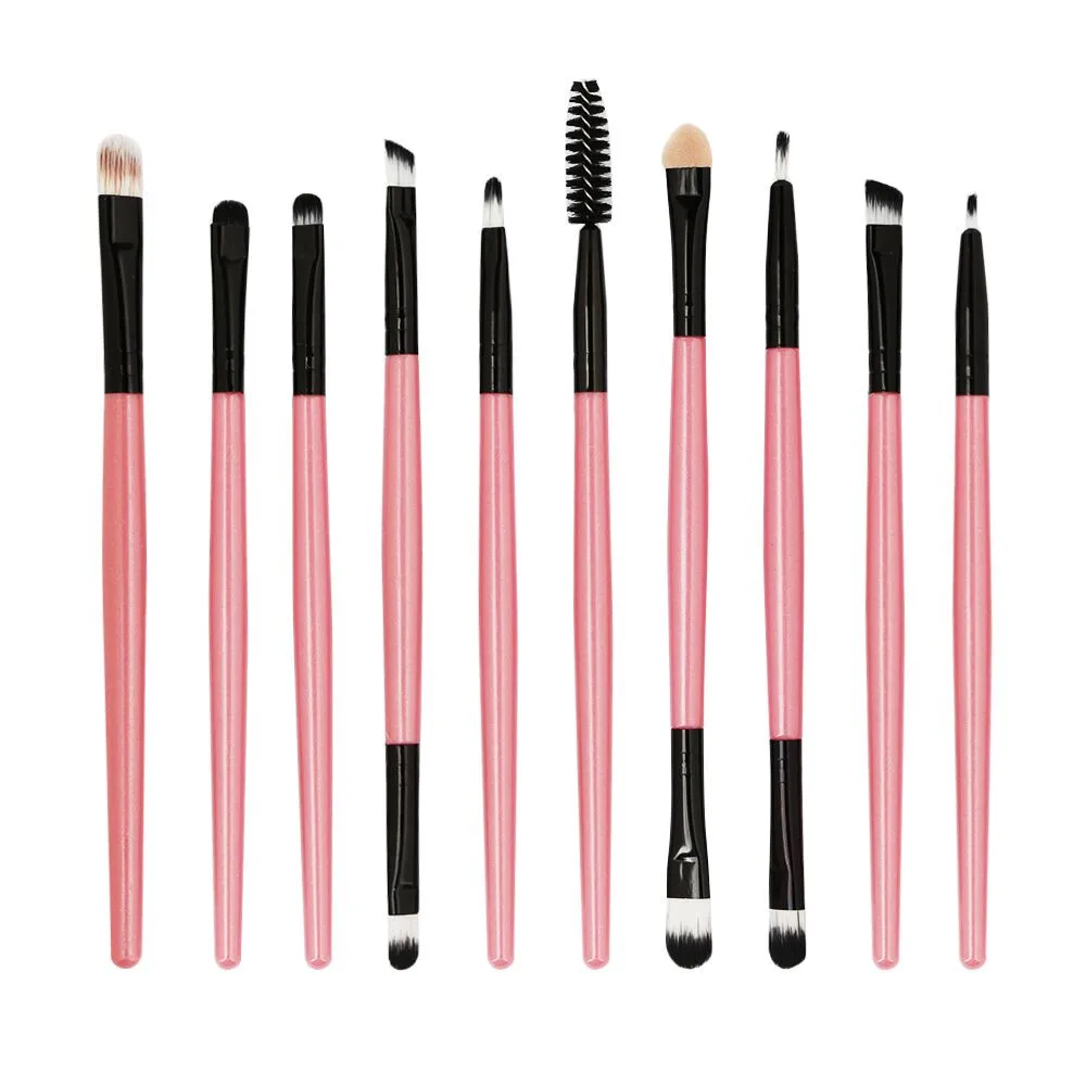 

10Pcs Makup Brushes Set Tools Make-up Toiletry Kit Brand Make Up Brush Set Pincel Maleta De Maquiagem christmas gift brochas LD