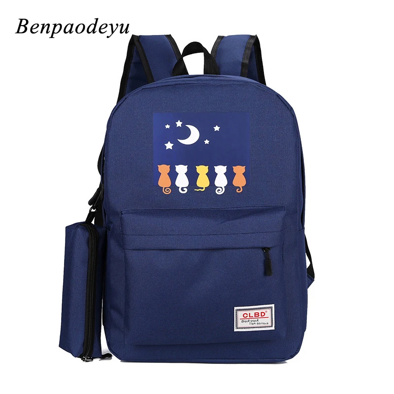 

School Bags for Women Backpack Children Bags Girls School Bags Cartoon Printing Female Student Bags Large Capacity Kids Backpack