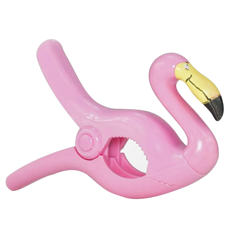 

Plastic Sun Lounger Beach Towel Wind Clips Cute Animal Flamingo Shaped Clothes Quilt Storage Rack Sunbed Pegs Pool Towel Clips