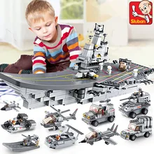 Sluban 1001Pcs Aircraft Carrier 9 in 1 model Building Blocks Educational DIY Brick Thinking Toys for Children lepin compatible цена Sluban 1001Pcs Aircraft Carrier 9 in 1 model Building Blocks Educational DIY Brick Thinking Toys for Children lepin compatible цены онлайн