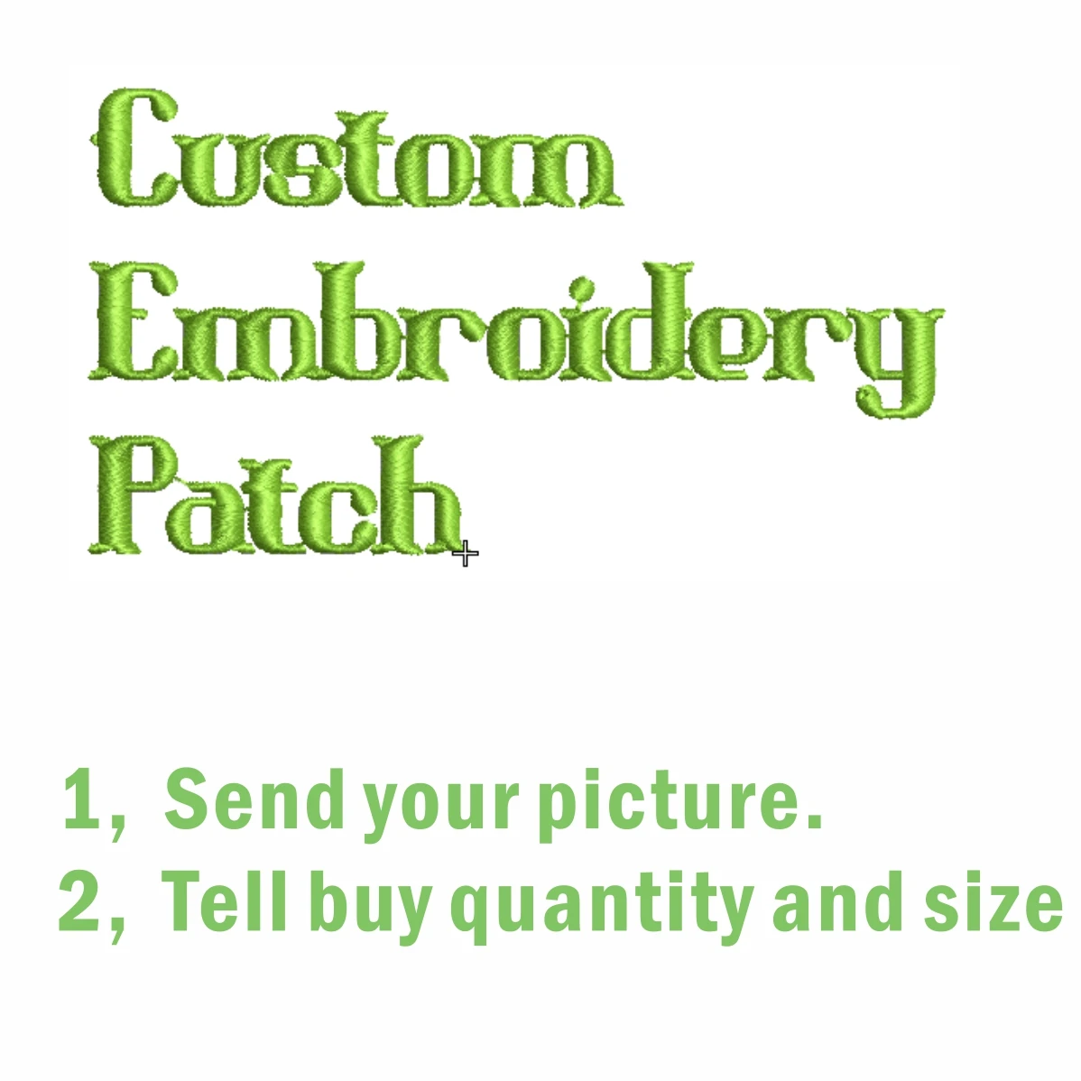 

Custom Embroidered Patch Customized Patches Embroidery for Clothing Handmade Iron On Fabric Applique 3D Name Tag Free Shipping