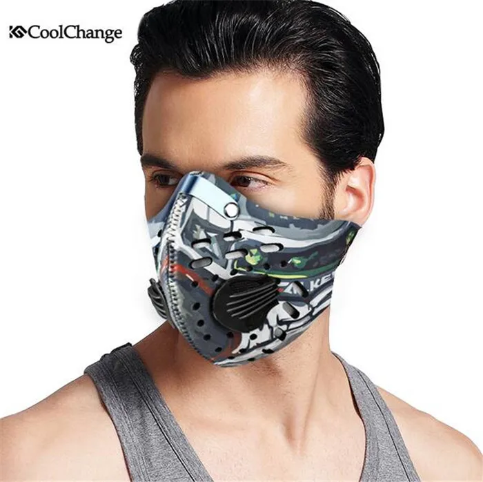 CoolChange Breathable Windproof Bicycle Cycling Half Face