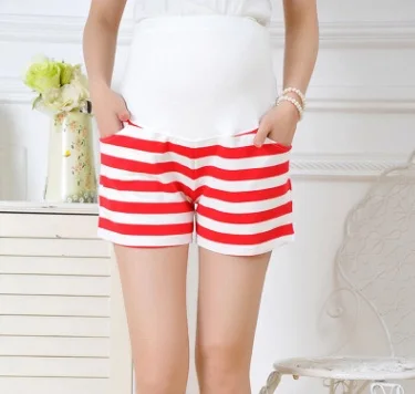 SLYXSH новые женские шорты с высокой талией для беременных на весну и лето, шорты в полоску для беременных, короткие брюки M/L/XL