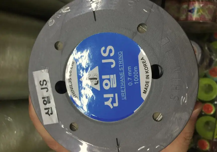 

0,7 мм 1000 м/ряд 3280 футов белый прозрачный корейский сильный эластичный проволочный Корд с резьбой для поделки из бисера браслет ожерелье