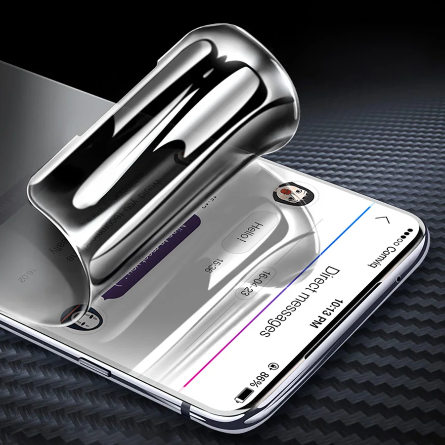 

Newest Invisible Diamond Film for OnePlus 7 Pro Screen Protector Full Back One Plus 7 Pro Glass Hydrogel Film OnePlus7 1+7