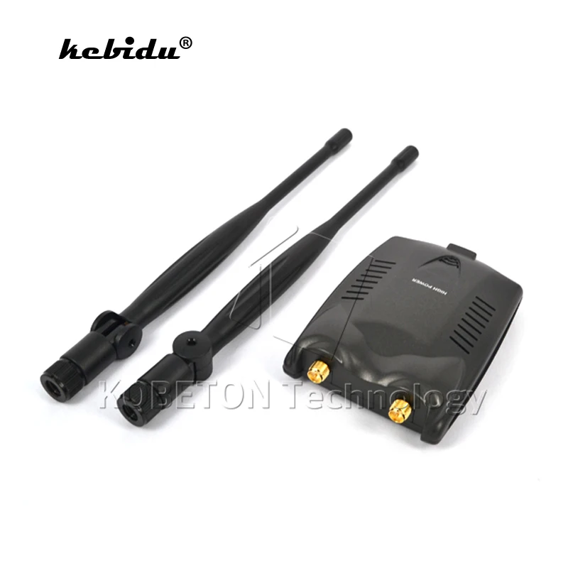

kebidu 3000mW Wireless Wifi Adapter Receiver + Long Range Dual Wi fi Antenna Ralink 3070 Free Internet for Desktop PC