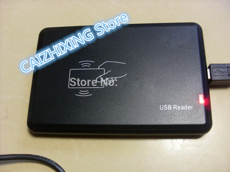 

125KHz Black USB Proximity Sensor Smart rfid id Card Reader EM4100,EM4200,EM4305,T5577or compatible cards/tags no need driver