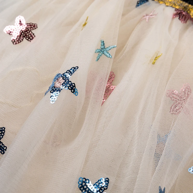 Юбки-пачки для маленьких девочек Детская фатиновая юбка принцессы с эластичным поясом для девочек разноцветные мини-юбки с помпонами одежда для детей CDR24
