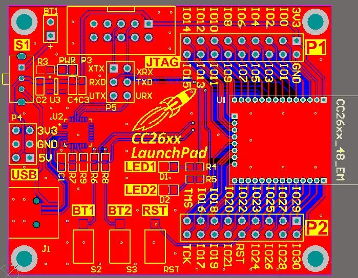 CC2650 CC2640R2 ti Launchpad development kit комплект bluetooth 5 CC2540