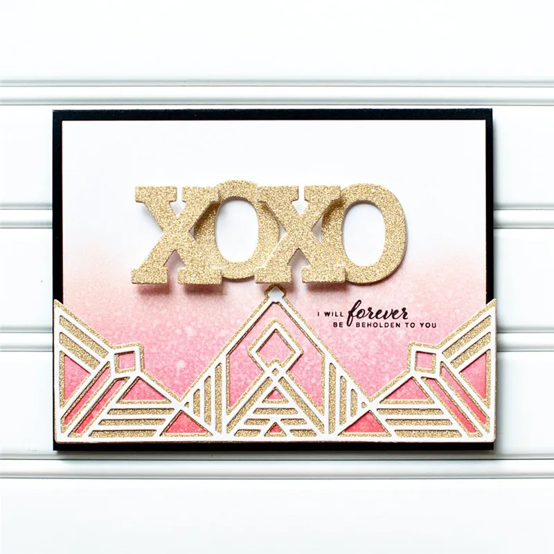 

Eastshape Triangle Border Dies Metal Cutting Dies New 2019 for Card Making Album Scrapbooking Embossing Stencil Craft Frame Dies