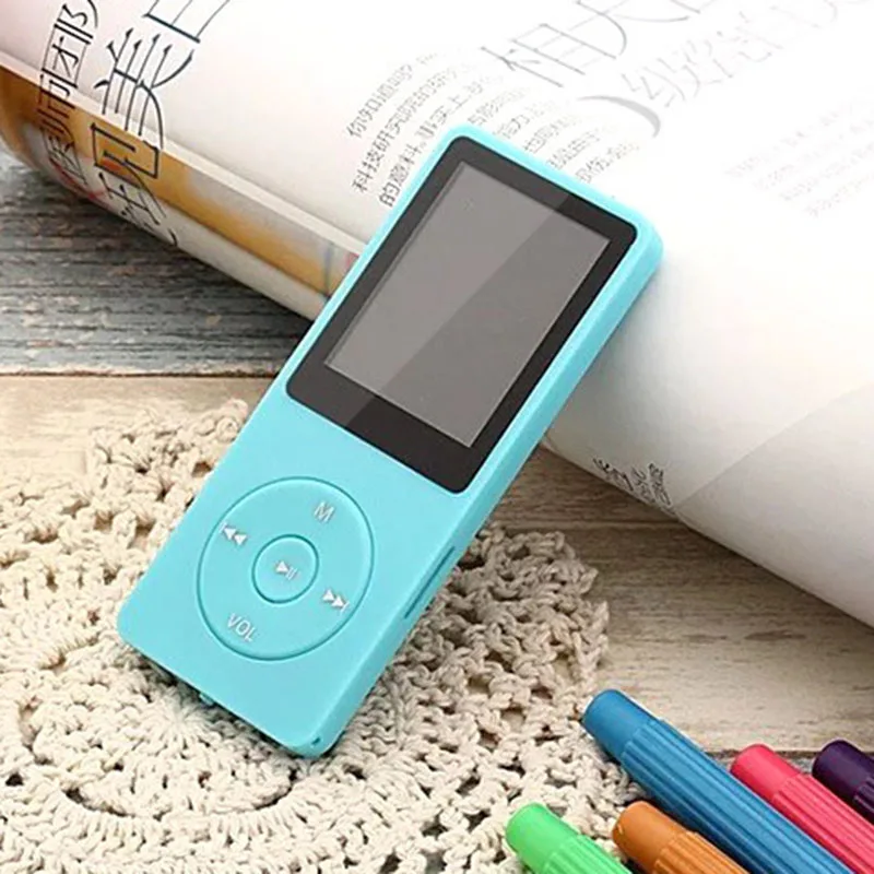 DOITOP MP4 плеер 80 часов воспроизведения музыки 1," экран HiFi звук MP3 MP4 Walkman Аудио Видео плеер электронная книга FM с 8 Гб TF карта - Цвет: Синий