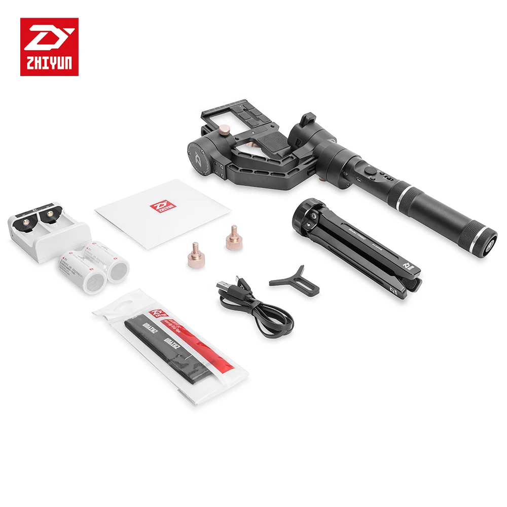 ZHIYUN Official Crane Plus 3-Axis Handheld Gimbal Stabilizer for Mirrorless DSLR Camera Support  2.5KG POV Mode 